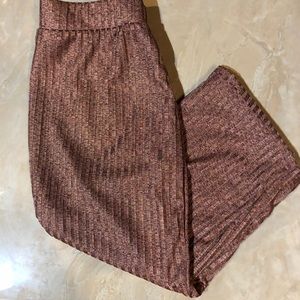 Rose gold pencil skirt